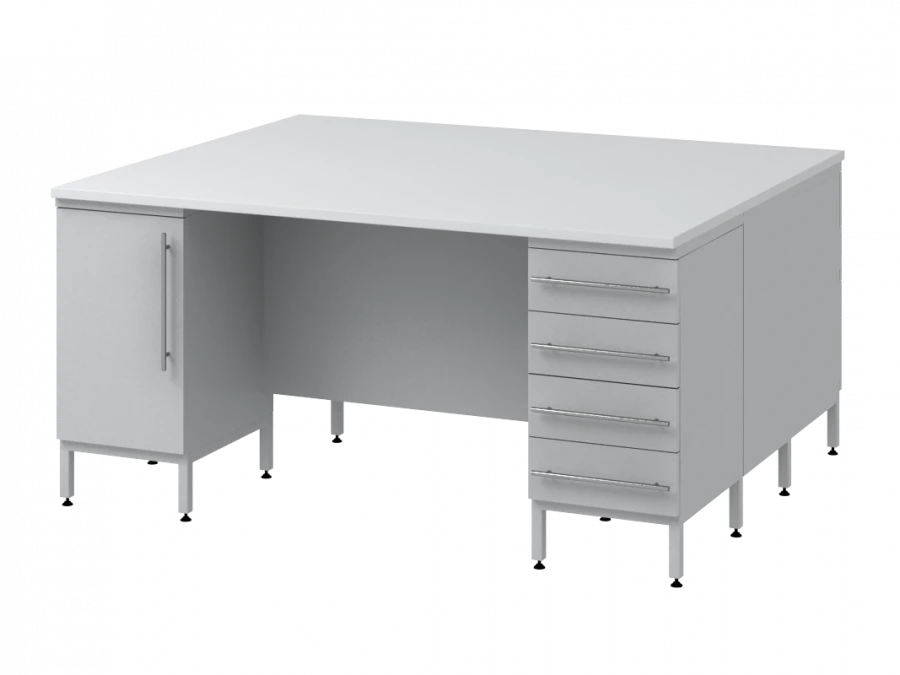 High Island Table on Support Pedestals 1800 SOTL