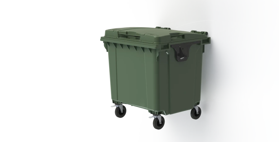 Mobile Waste Container 1100L Art. 29.C19 (20.807.1.70.PE; 21.056.70.PE)