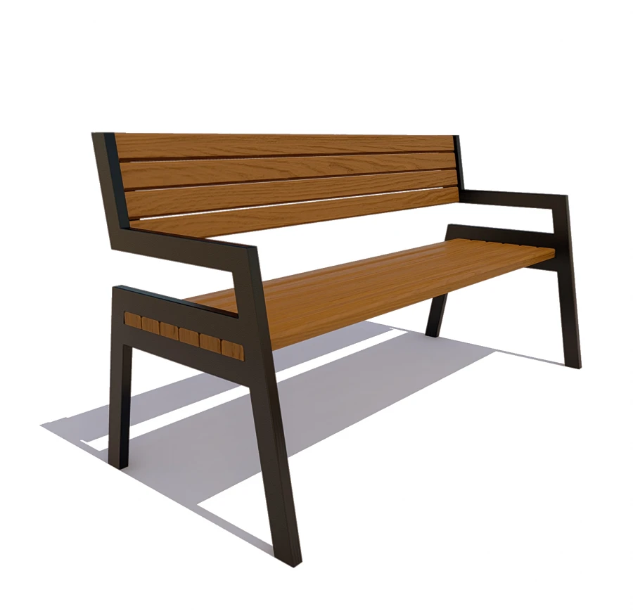 Outdoor Bench "Dubna" Model 77034