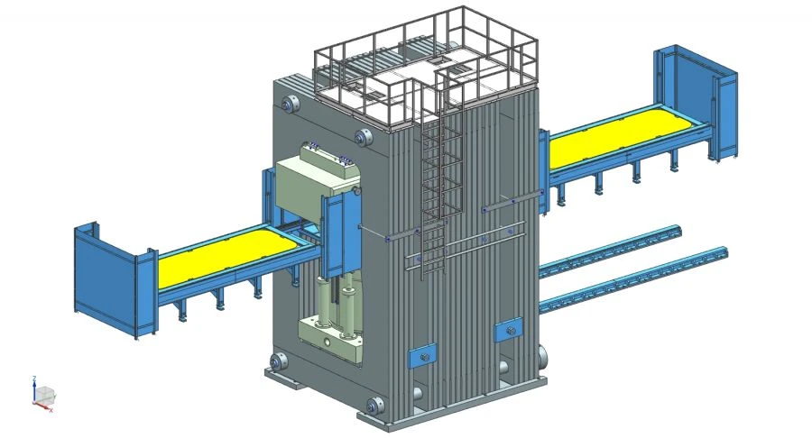 Elastic Cushion Stamping Press Model P5240-LShP-04 with 240 MN Force