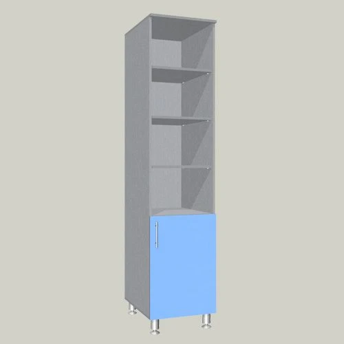General Purpose Cabinet with Four Open Shelves Model MSHU-3