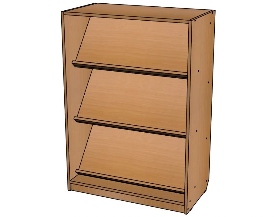 A-Frame Shelving Unit for Preschool Activities - SZh47