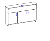 Classroom Board Storage Cabinet - Alliance-S Brand