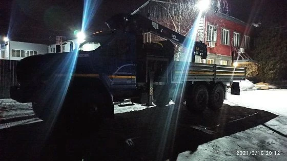 Special Hydraulic Crane Truck on Ural 4320 Base - Model U0K00N-4L120