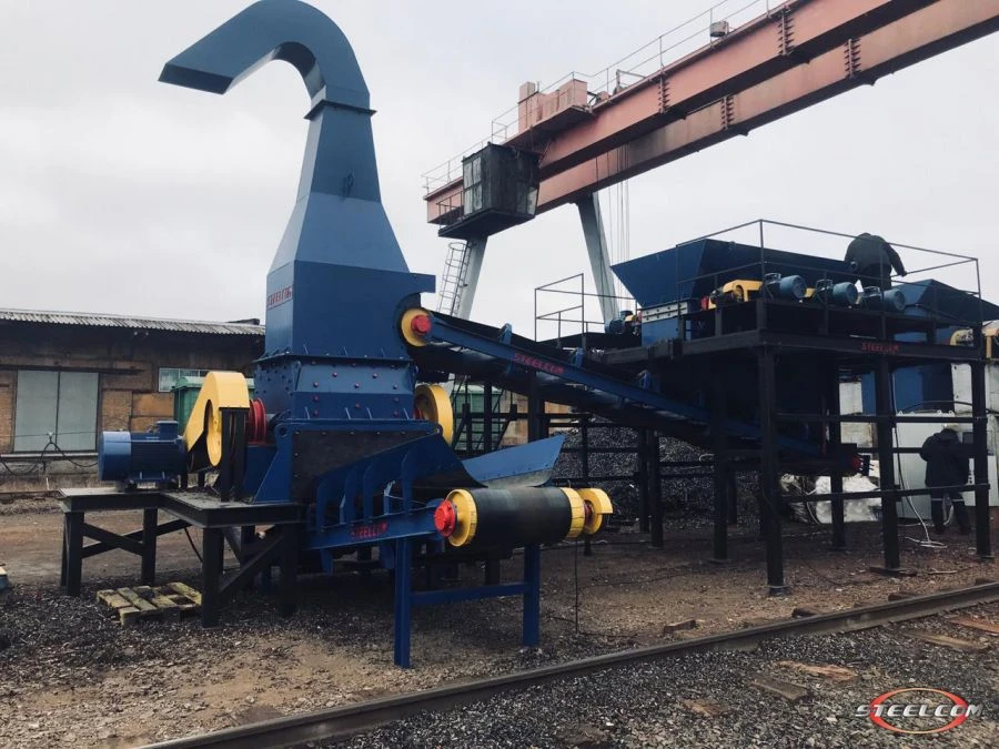 Chip Crushing Complex SK-SDK-6-15 for Carbon Steel Shredding