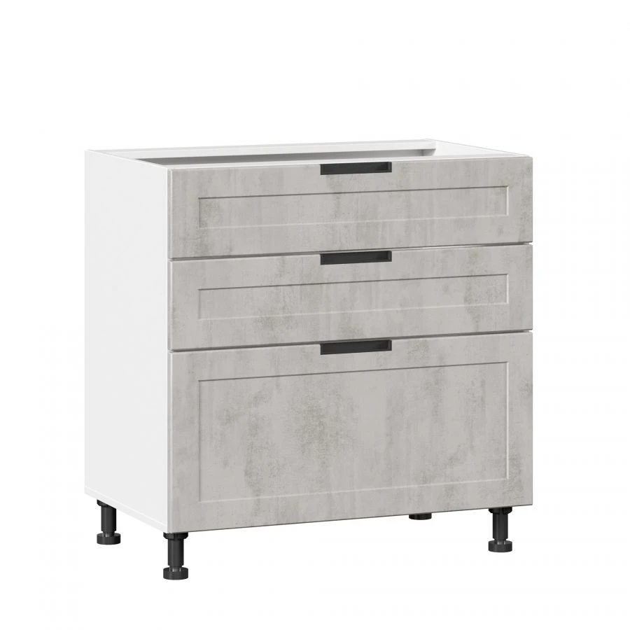 Kitchen Cabinet Front Set 800mm with 3 Drawers - Jamis LD.296850.000