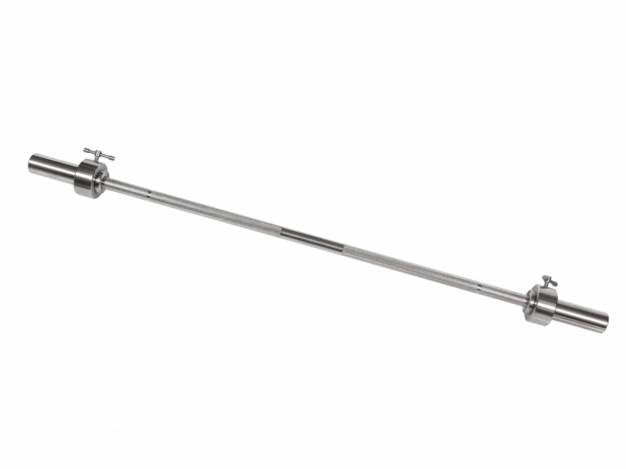 Chrome Plated Barbell 1400mm with Smooth Sleeve 50mm, Model MB-BarM50-1400L