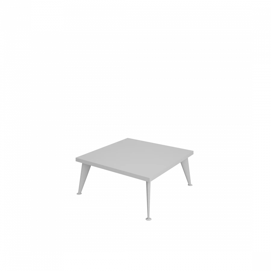 Square Table 740x740 mm with Chrome Legs