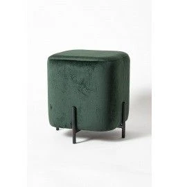 Customizable Puff with Metal Frame - Bernard Model