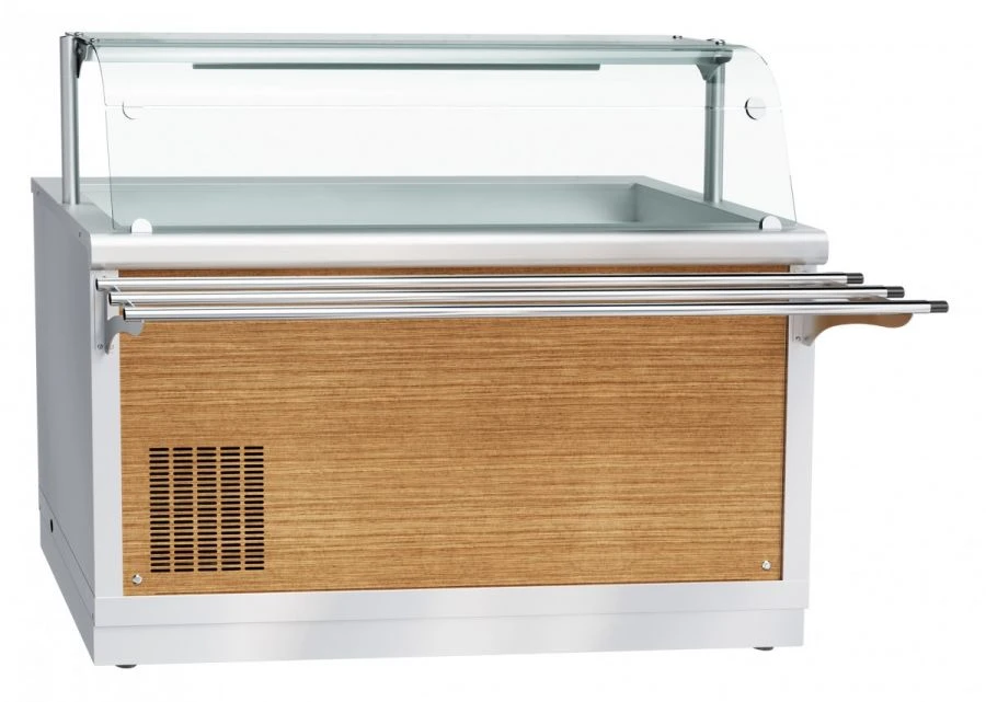 High-Temperature Refrigerated Display Counter with Neutral Cabinet PVV(N)-70X-01-NSh