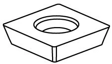 Solid Carbide Milling Insert SB345-02-0 M20P