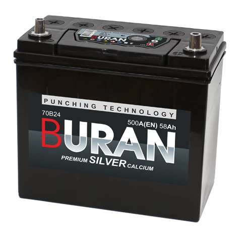 Lead Acid Starter Battery for Internal Combustion Engines 12V BURAN 6ST-44VLA Asia 50B19R