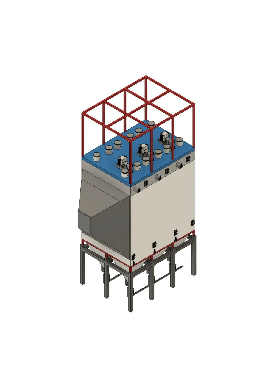 Dry Horizontal Electrofiler TBS-3x3.2-1x10.0-12.0-400