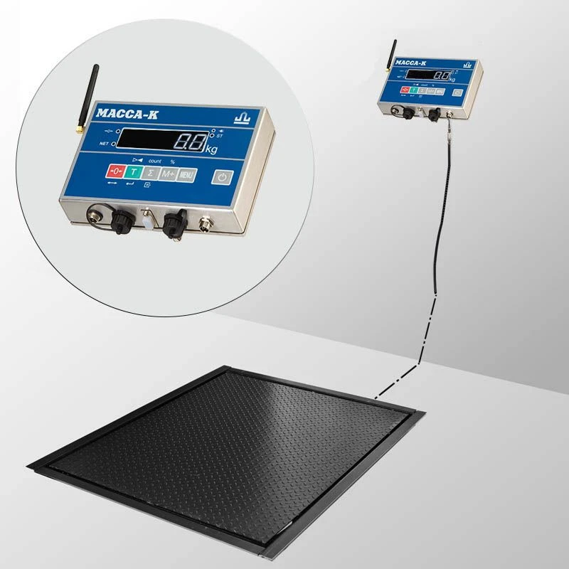 Industrial Floor Scales 4D-PMF-15/12-1000-AV (RUEW)