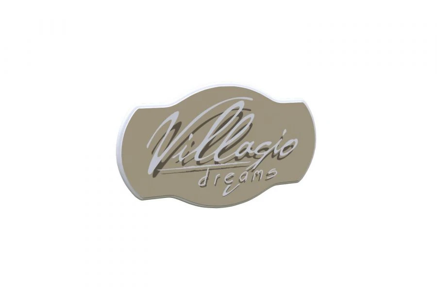 Decorative Overlay Villaggio LD.680250.000 (Alabaster)