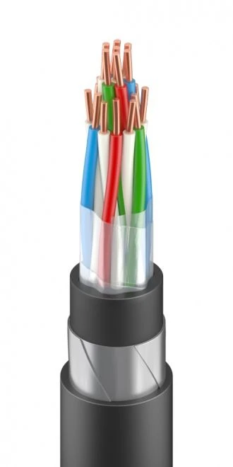 Non-flame spreading halogen-free alarm and blocking cable SБПБбПнг(А)-HF