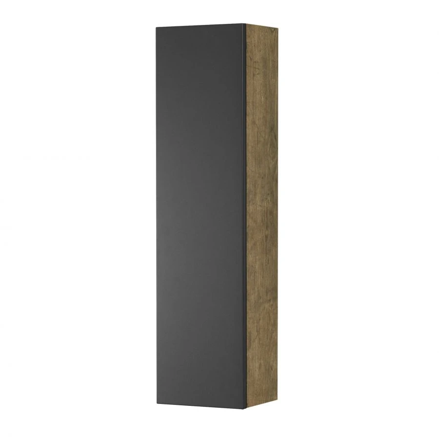 Aquaton Terra 24 Bathroom Cabinet in Country Oak and Anthracite