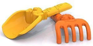 Sand Play Set No. 76 (Butterfly Shovel, Bee Rake)