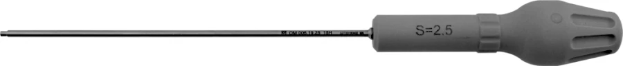 Hex Screwdriver S=2.5 mm, Cannulated, Article OM.006.19.25