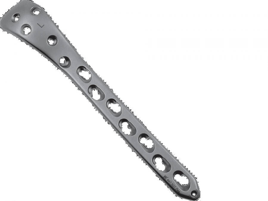 Proximal Femoral Plates for Osteosynthesis, Right and Left, Model 447.5XX R/L