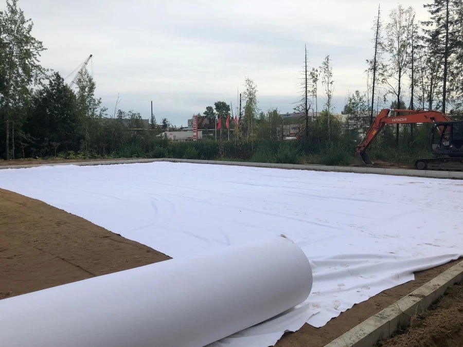 Non-woven Geotextile Fabric for Road Construction and Pipeline Ballasting