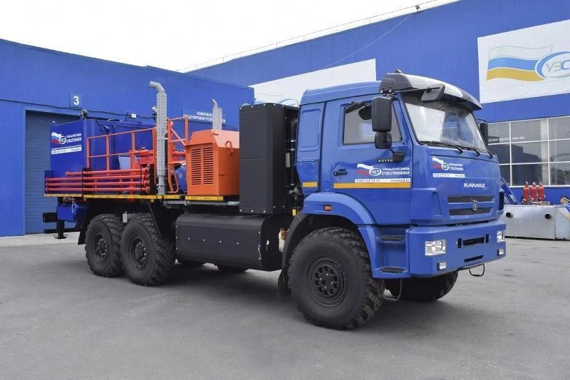 Cementing Unit UZST Model UZST03 5870-13 on KAMAZ 43118-37