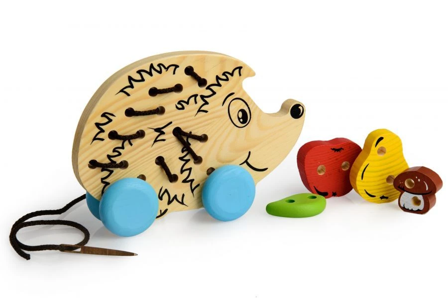 Hedgehog Lacing Toy (7 Pieces) - Model 612-5