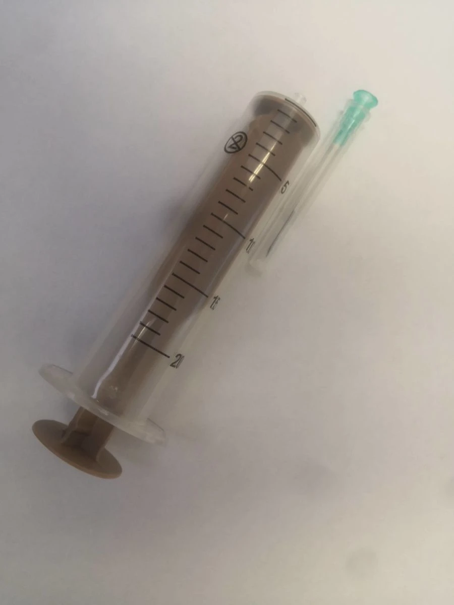 Sterile Single-Use Injection Syringe 20B "Luer" with 0.8x40 Needle
