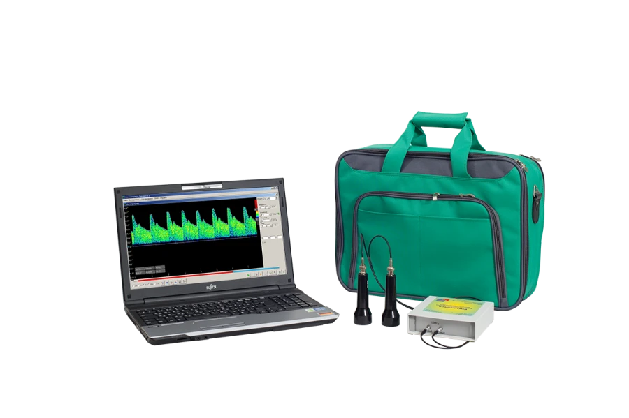 Ultrasonic Doppler Blood Flow Velocity Analyzer "Kompleksmed" Version 2.3 Desktop Model
