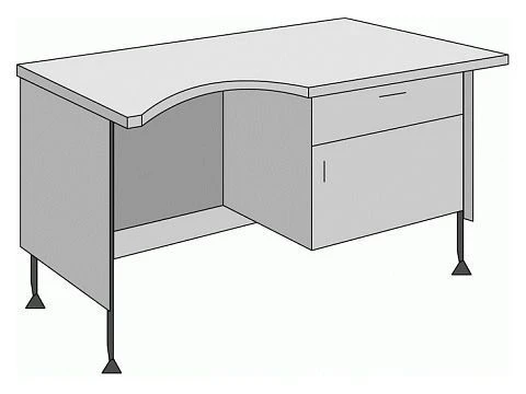 Wooden Microscope Table for Laboratory Use
