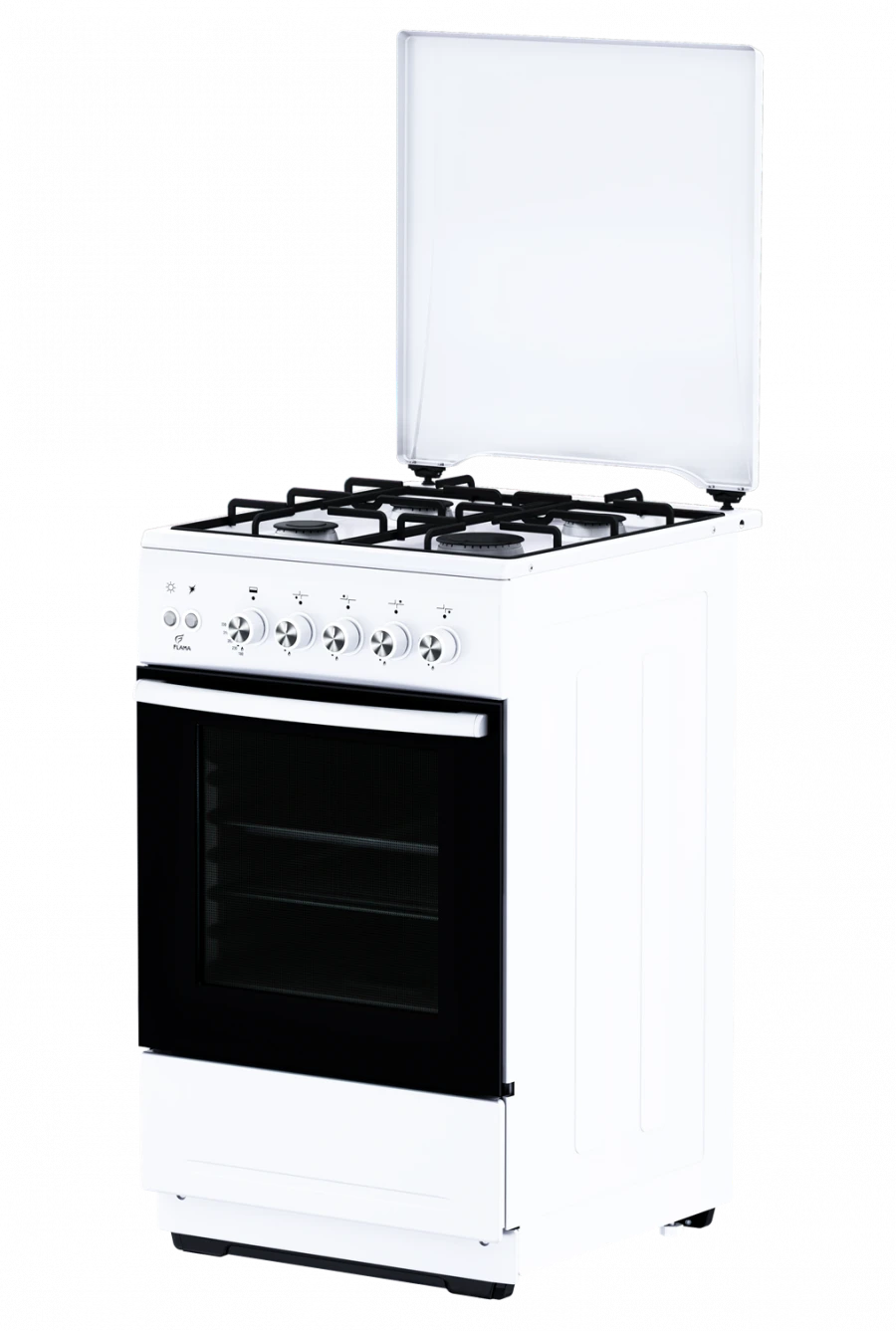 4-Burner Gas Stove with Oven Control - FLAMA FG 2426