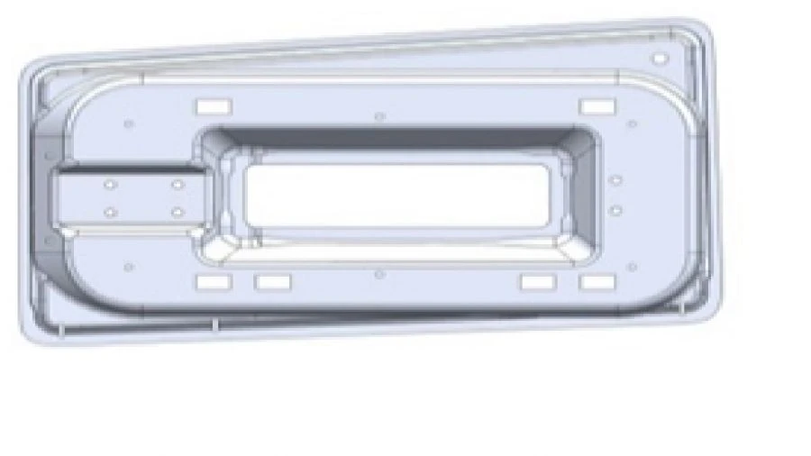 Right Reinforcement Panel for Vehicles A9607540310