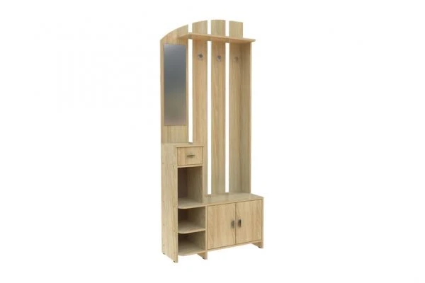 Stylish Entryway Storage Unit SHK-5 LDSP