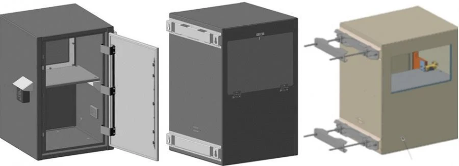 Outdoor Telecommunications Cabinet for Video Surveillance - S/P-500x790x500-VK