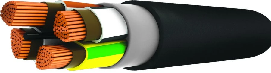 Fire-Resistant Power Cables with Low Smoke and Gas Emission, PVC FRLS