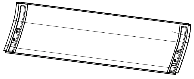 Left False Board 71-412-04.10.21.250 for Tram Interiors