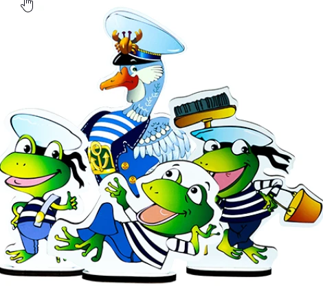 Interactive Storytelling Set "Goose and Frogs
