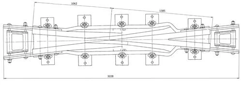 R65 Type Cross for Switch Installations Model 1/5 Project H01.011.7000.00