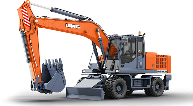 WХ 200 Wheeled Excavator with Diesel Engine YAMZ 53646