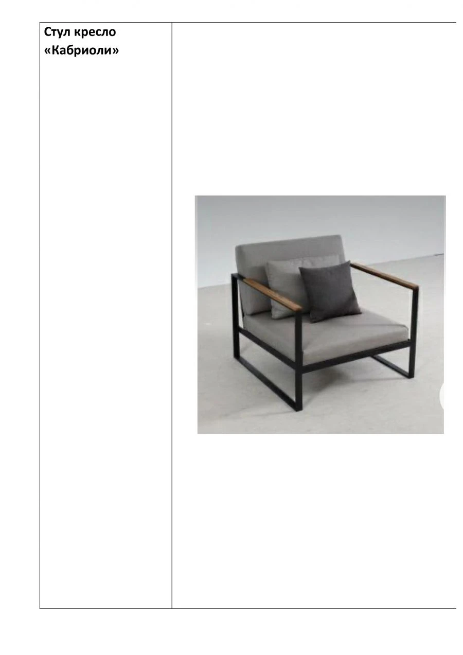 Cabriole Armchair - Elegant Design and Comfort