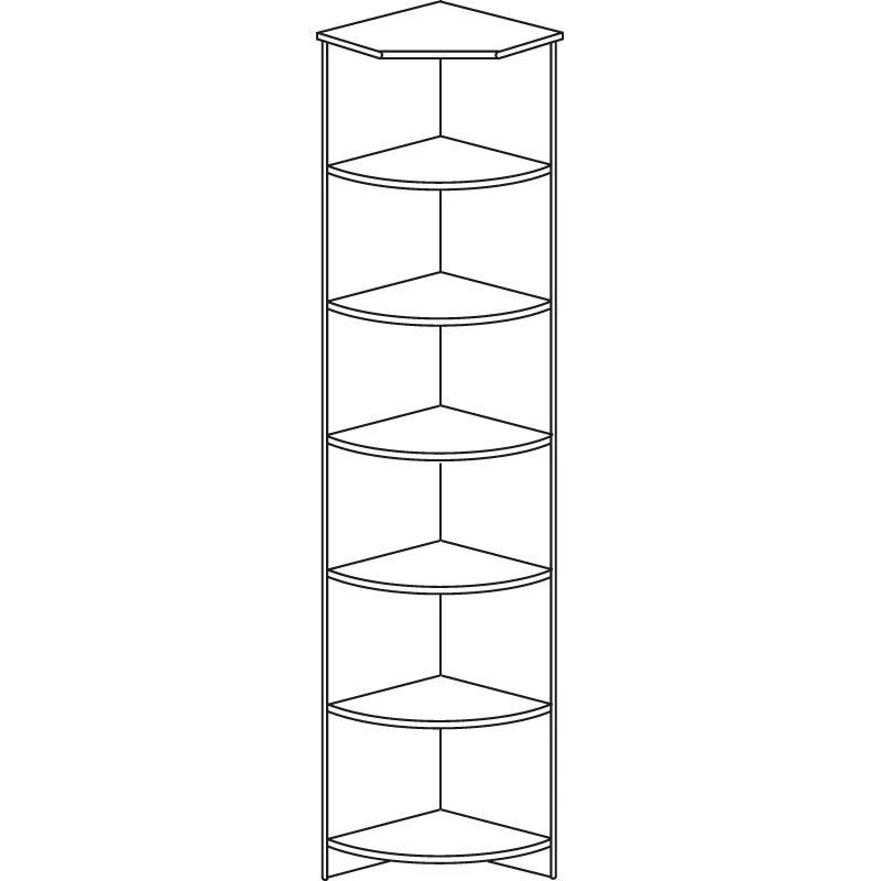 Corner Office Shelf Model ST 01
