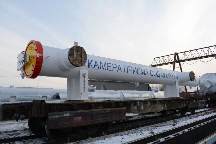 Receiving Chamber for Cleaning and Diagnostics of Pipelines KP-1000-6.3-C0-B-L-U1