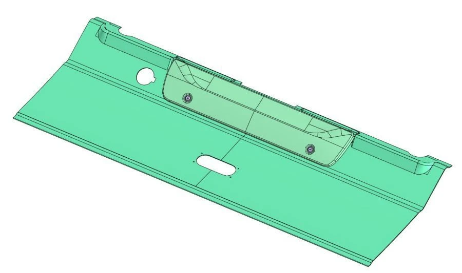 Vacuum Formed Plastic Panel for Rear Door 5299-403-5702050-40