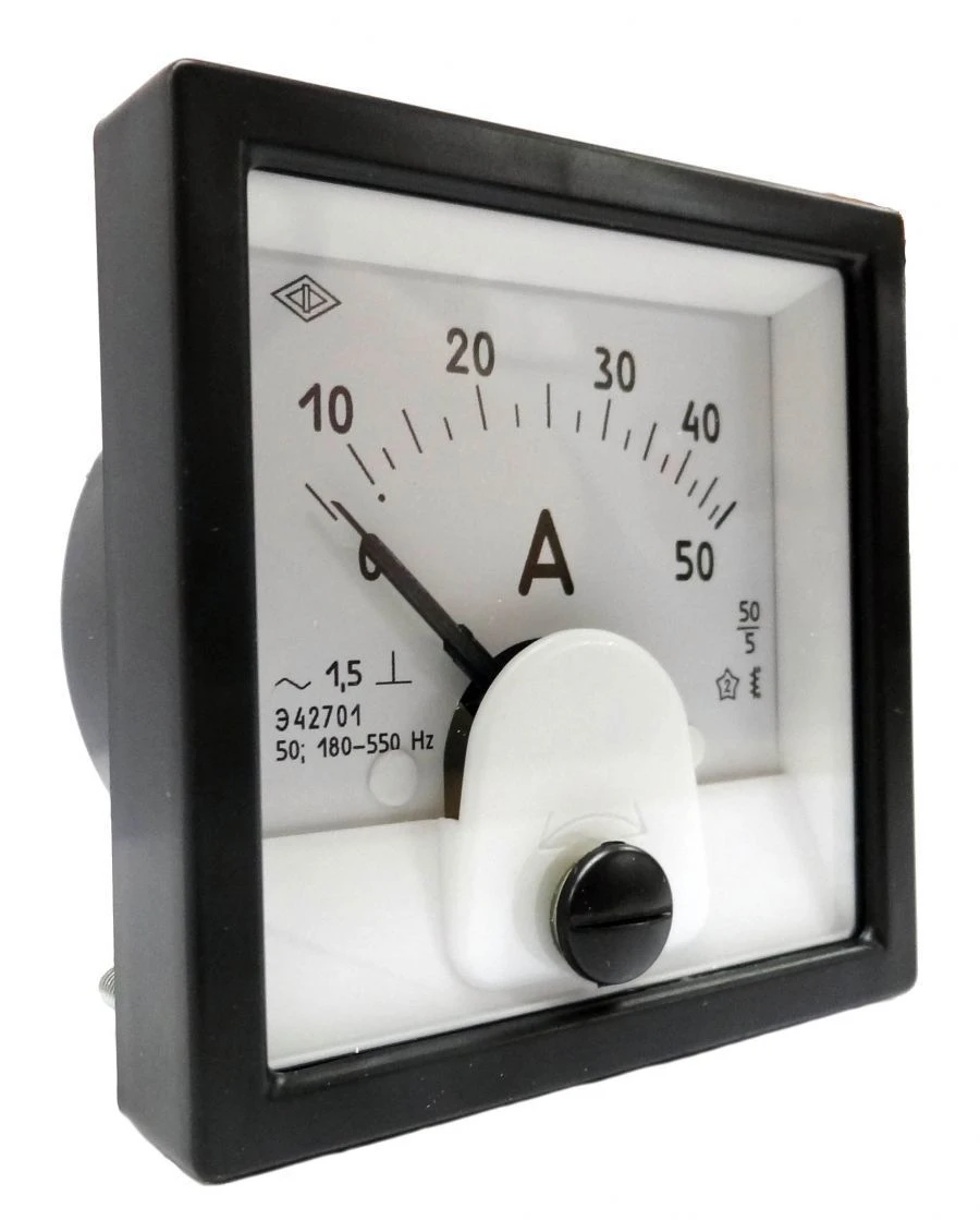 Electromagnetic Microammeter, Milliammeter, Ammeter and Voltmeter E42701