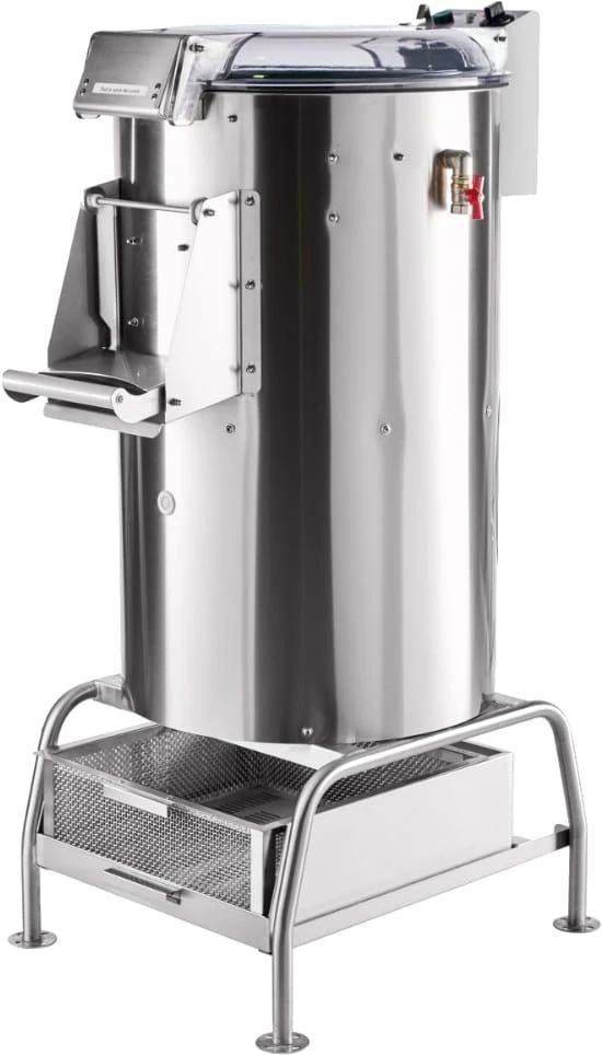 Kitchen Potato Peeler Machine MKK-500-01 with Stand and Pulp Collector (Export) Cubitron-3M