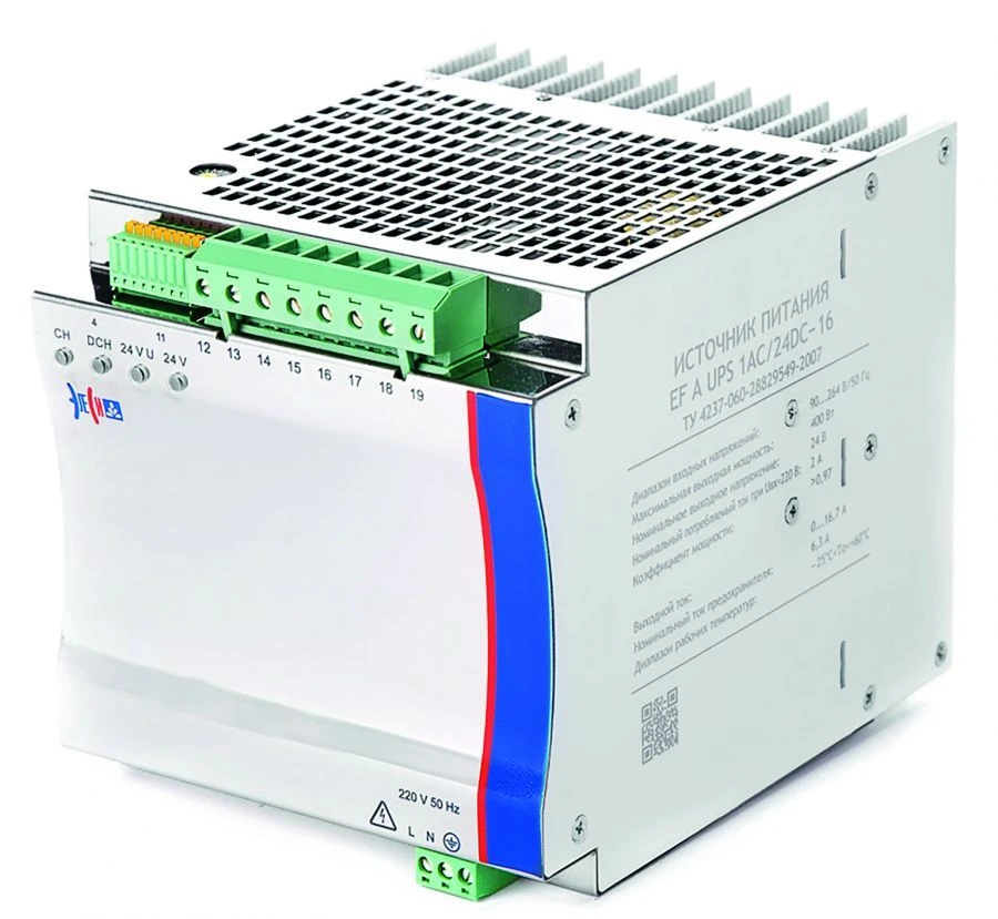 Power Supply Module EF A UPS 1AC/24DC-16 for Industrial Automation