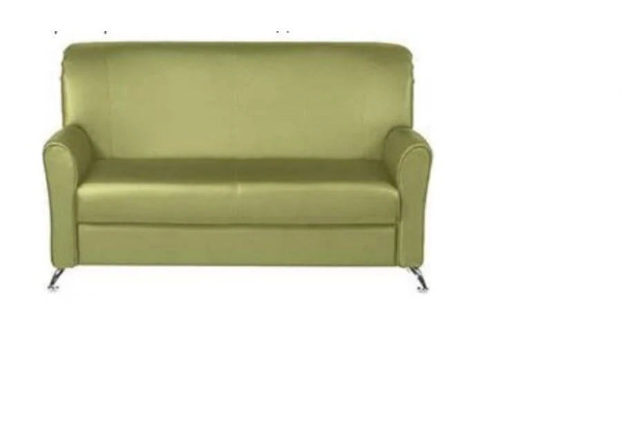 Two-Seater Sofa in Lime Eco-Leather