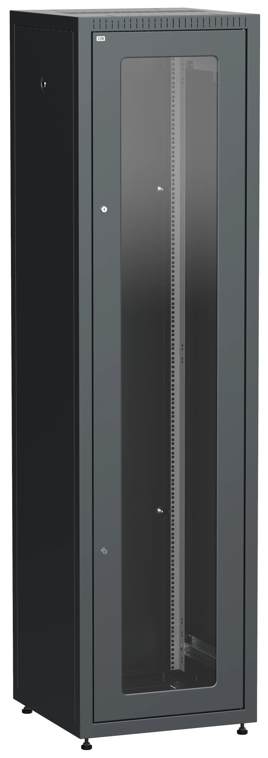 LINEA E 42U Server Cabinet 600x600mm, Model LE05-42U66-GM