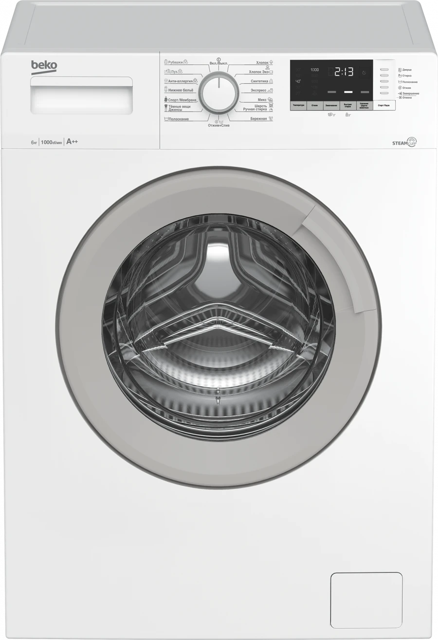 Fully Automatic Front-Loading Washing Machine WSDN63512ZSW