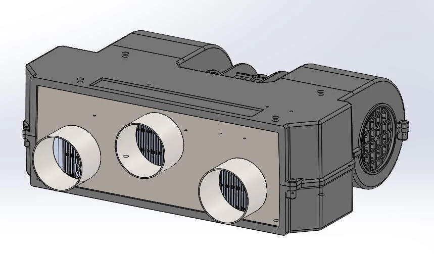 Heating System "August-23BS-OS-8M-24.3" for Vehicle Cabins